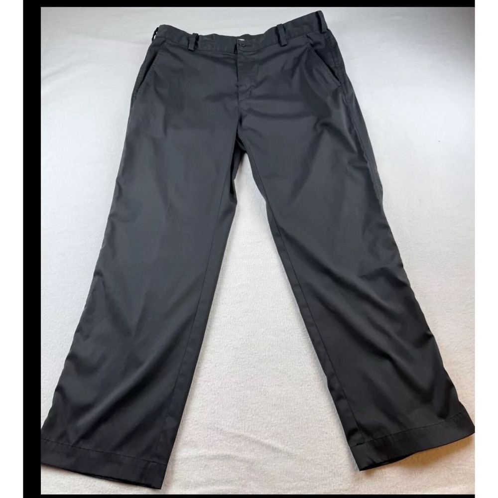 Nike Golf Dri-Fit Flat Front Dress Pants - Black - Mens Size 34x30